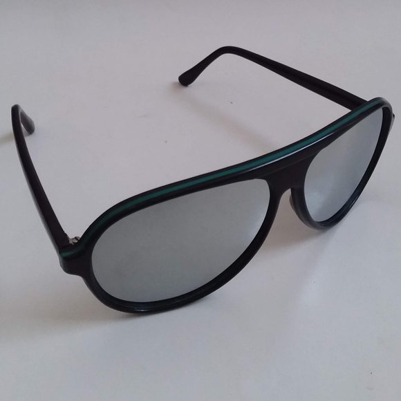 NWT True Vintage sports ski aviator style glass lens sunglasses - Picture 2 of 5